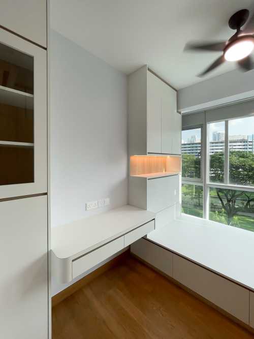 Scandinavian Bedroom at Eight RiverSuites