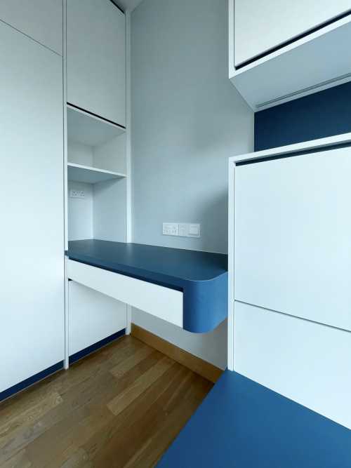 Scandinavian Bedroom at Eight RiverSuites