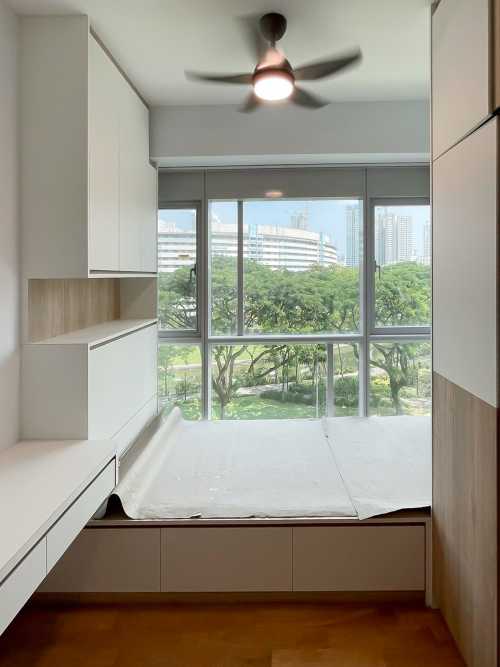 Scandinavian Bedroom at Eight RiverSuites