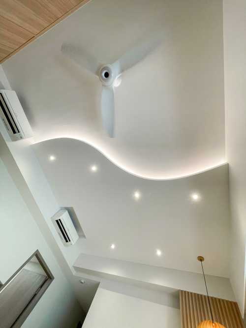 Scandinavian Living Room at The Woodleigh Residences