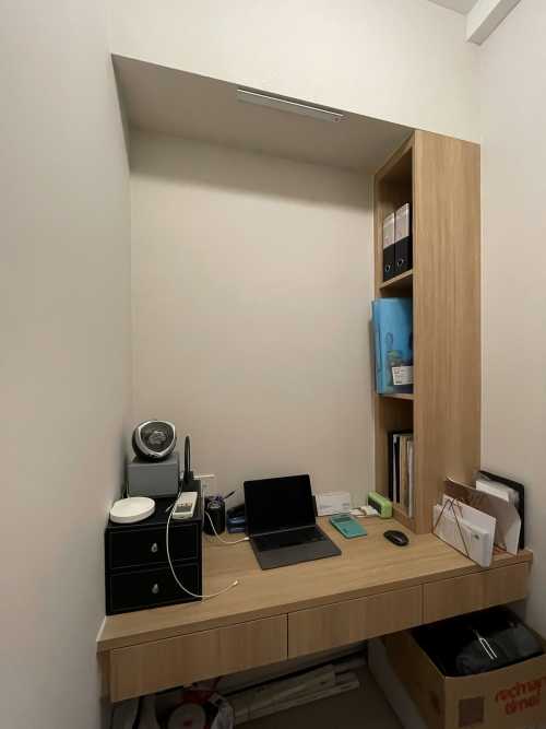 Scandinavian Home Office at The Woodleigh Residences