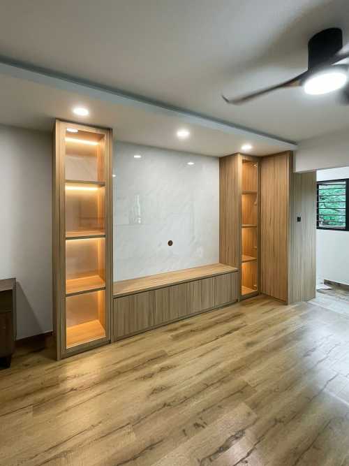 Scandinavian Living Room at Yishun