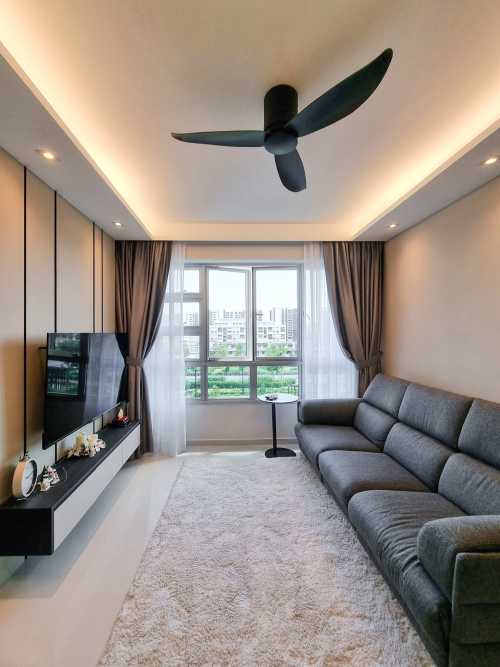 Modern Living Room at Dakota Breeze
