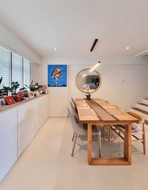 Scandinavian Dining Room at Hougang