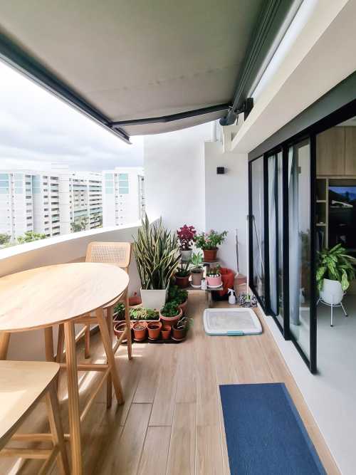 Scandinavian Balcony at Hougang