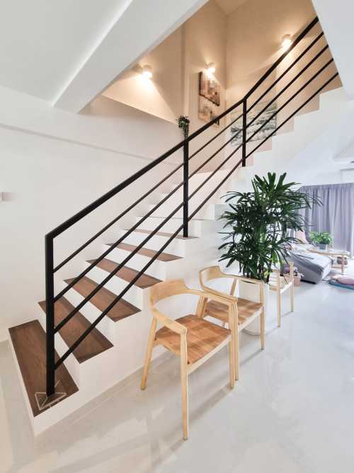 Scandinavian Hallway at Hougang