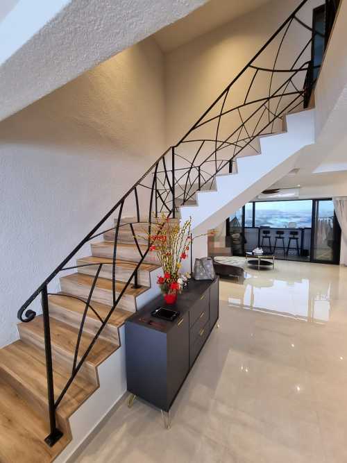 Scandinavian Hallway at Hougang