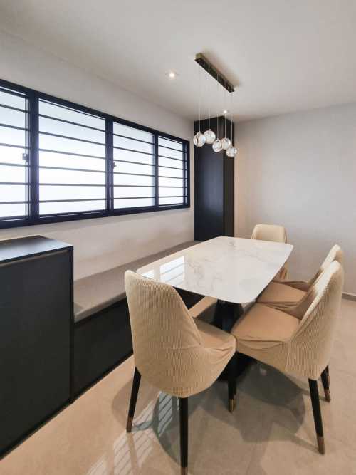 Scandinavian Dining Room at Hougang