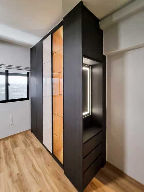Scandinavian Bedroom at Hougang