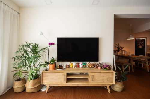 Modern Living Room at 574 Woodlands