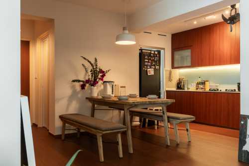 Modern Dining Room at 574 Woodlands