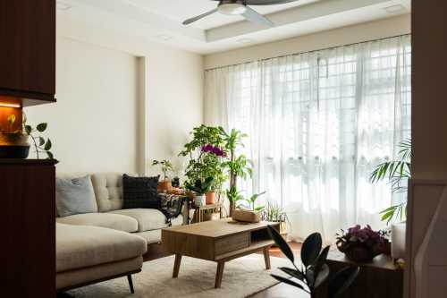 Modern Living Room at 574 Woodlands