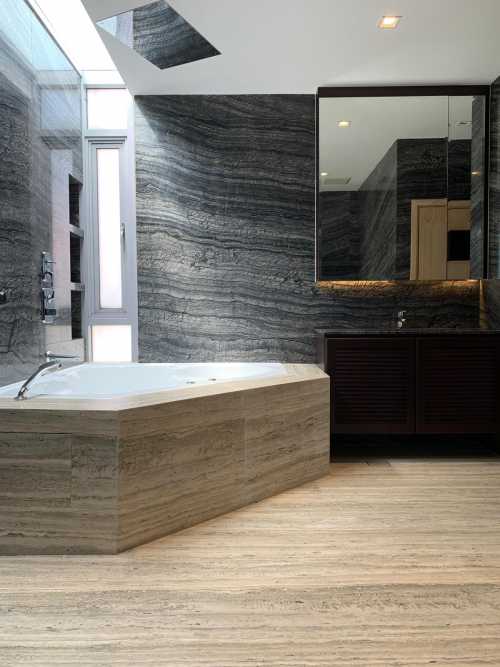 Modern Bathroom at Modern timeless luxury design for Bungalow @ Siang Kuang