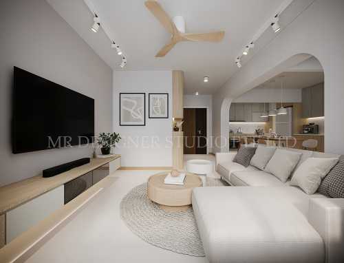 Scandinavian Living Room at clementi 209