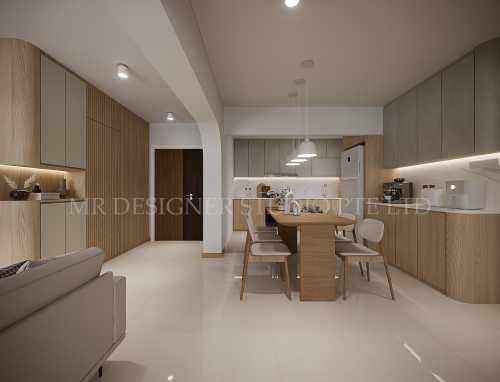 Scandinavian Dining Room at clementi 209