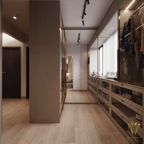 Contemporary Bedroom at 716 ang mo kio ave 6