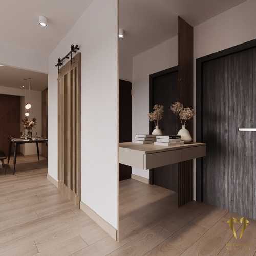 Contemporary Entryway at 716 ang mo kio ave 6