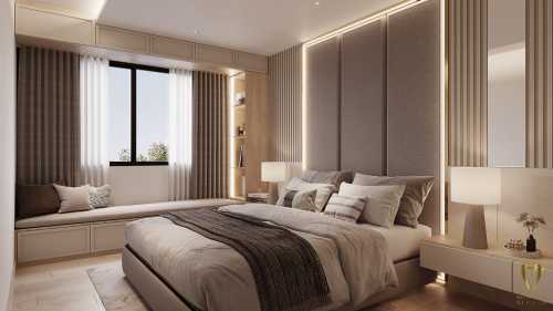 Contemporary Bedroom at 716 ang mo kio ave 6