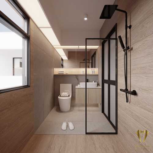 Contemporary Bathroom at 573b woodlands dr