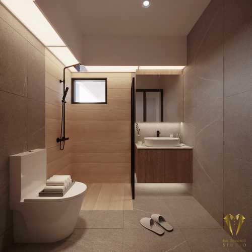 Contemporary Bathroom at 573b woodlands dr