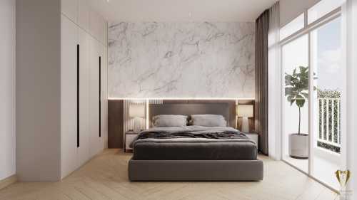 Contemporary Bedroom at 8 alexandra view metropolitan