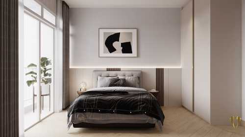 Contemporary Bedroom at 8 alexandra view metropolitan