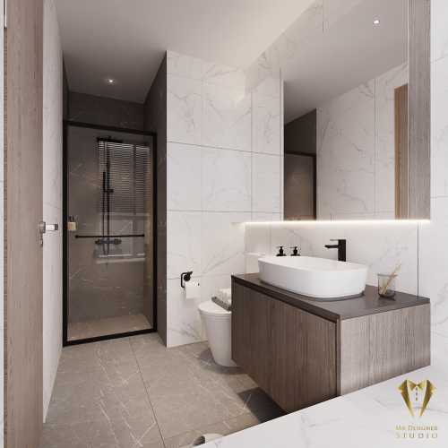 Contemporary Bathroom at 8 alexandra view metropolitan