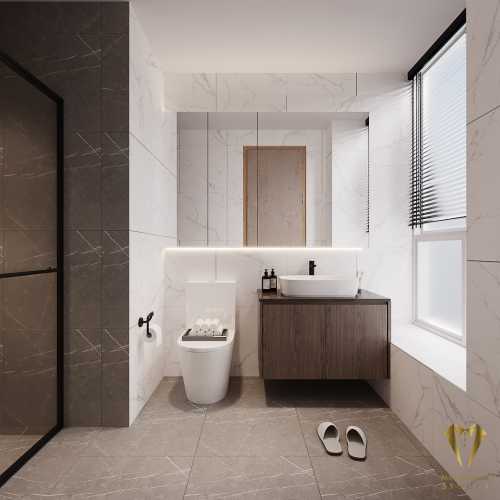 Contemporary Bathroom at 8 alexandra view metropolitan