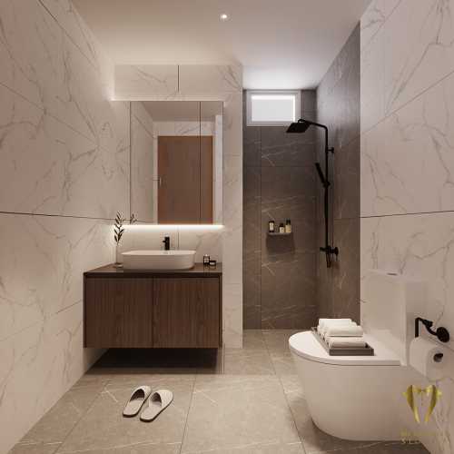 Contemporary Bathroom at 8 alexandra view metropolitan