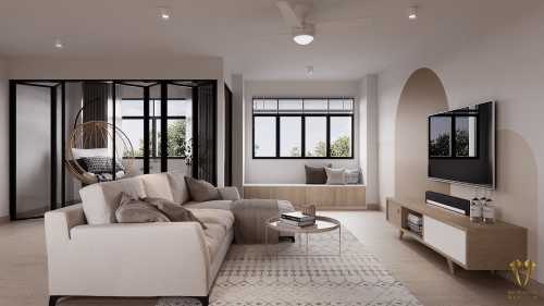 Scandinavian Living Room at pasir ris 569