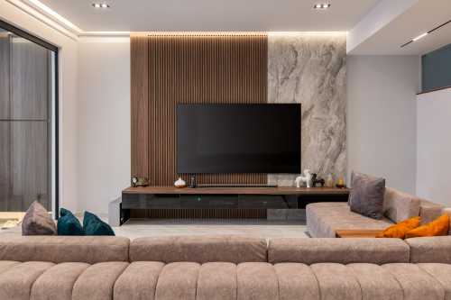 Contemporary Living Room at 34 lorong changi 107