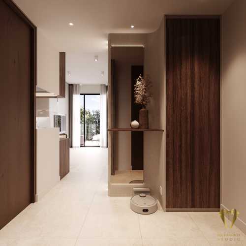 Contemporary Entryway at 11 silat south avenue residence