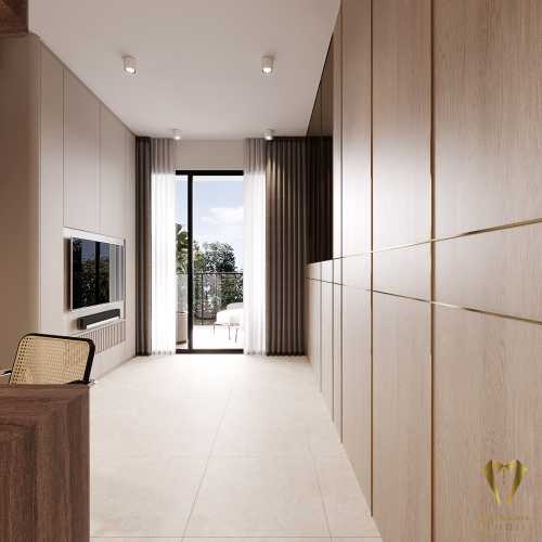 Contemporary Entryway at 11 silat south avenue residence