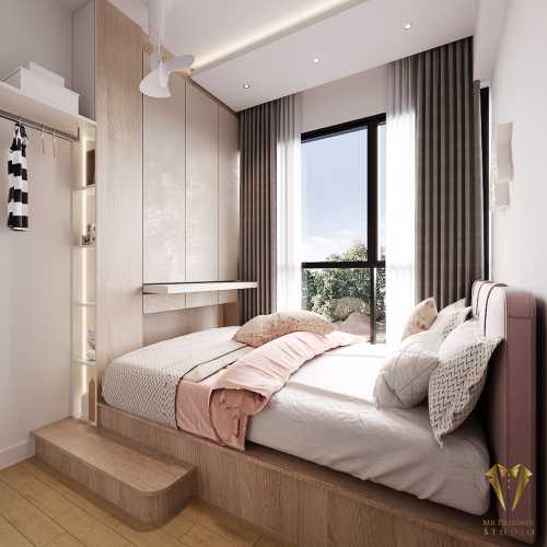 Contemporary Bedroom at 11 silat south avenue residence