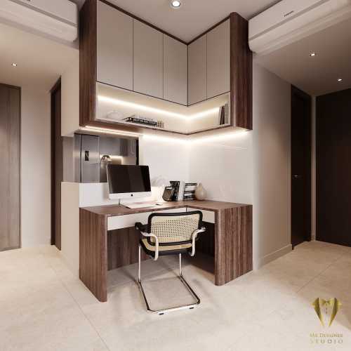 Contemporary Living Room at 11 silat south avenue residence