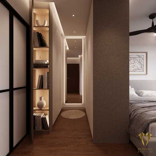Scandinavian Bedroom at 126 tengah drive