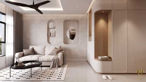 Scandinavian Entryway at 126 tengah drive