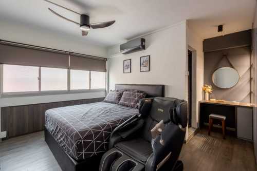 Contemporary Bedroom at Residential Pasir Ris