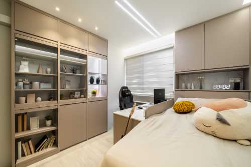Modern Bedroom at Punggol | 201 Punggol  Field