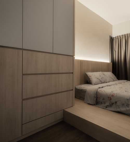 Contemporary Bedroom at 22 Sumang Walk (Evelyn Wang)