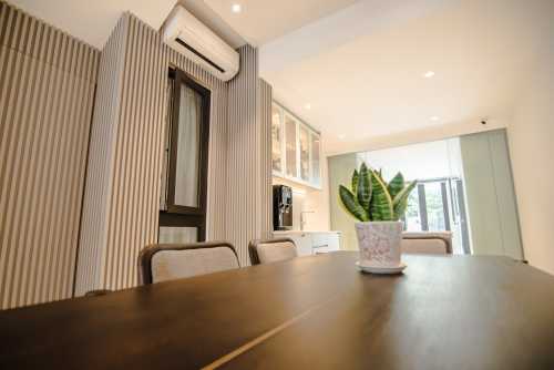 Contemporary Dining Room at Clover Way