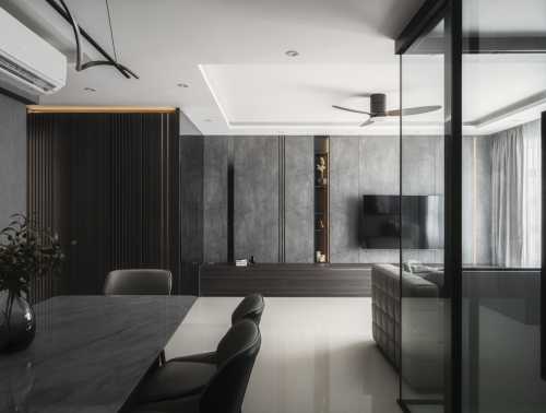 Contemporary Living Room at 455B AMK St44 (Elaine)