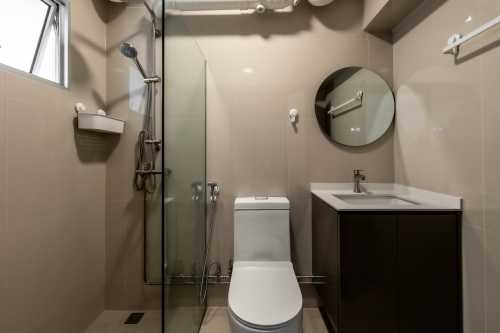 Contemporary Bathroom at 609 Bukit Panjang