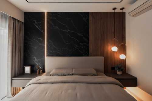 Modern Bedroom at Estrivillas