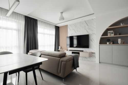 Scandinavian Living Room at 467B Yishun Ave 6