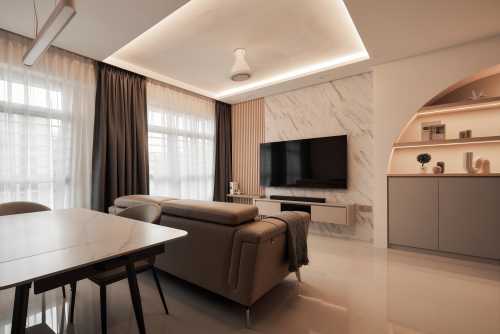 Scandinavian Living Room at 467B Yishun Ave 6