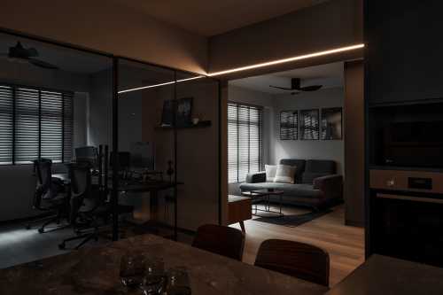 Modern Living Room at 356C Ubi Grove