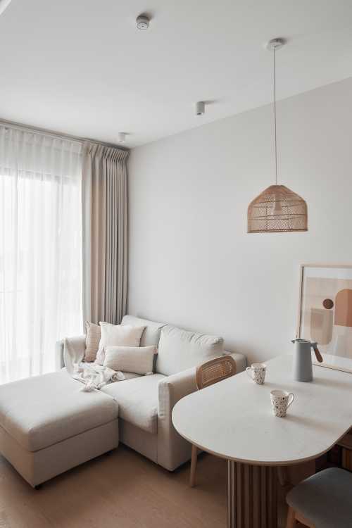 Scandinavian Living Room at Stirling Residences