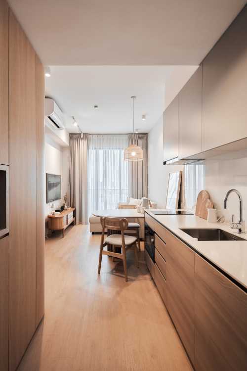 Scandinavian Foyer at Stirling Residences