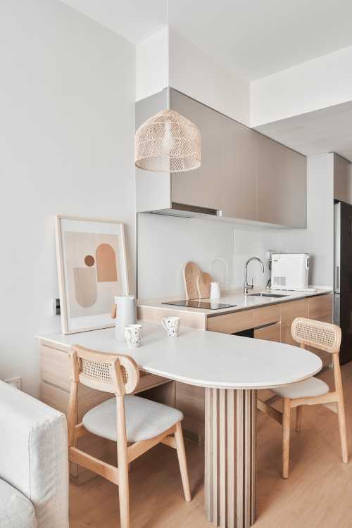 Scandinavian Dining Room at Stirling Residences